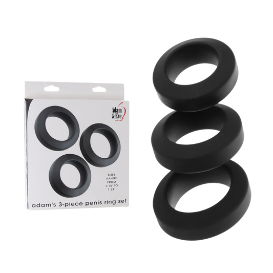 3 Piece Cock Ring Set